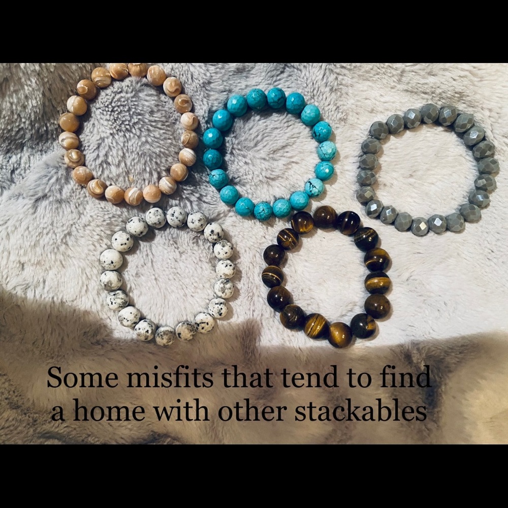Stackable Beaded Bracelets - Picture 2 of 7